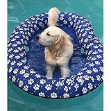 Vercico Inflatable Pool Float for Dogs and Puppies, Large Contemporary Pet Dog Cat Swimming Pool Flo