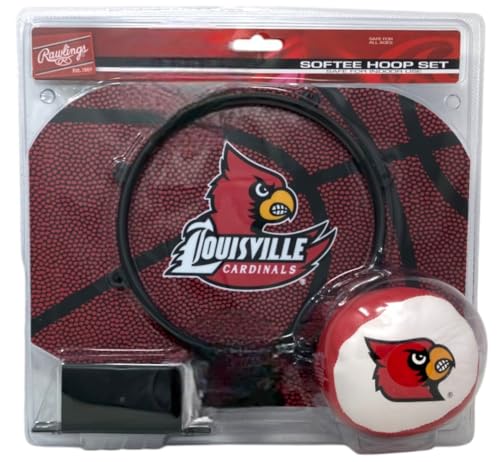 Panier de basket de porte Louisville Cardinals Rawlings pour bureau