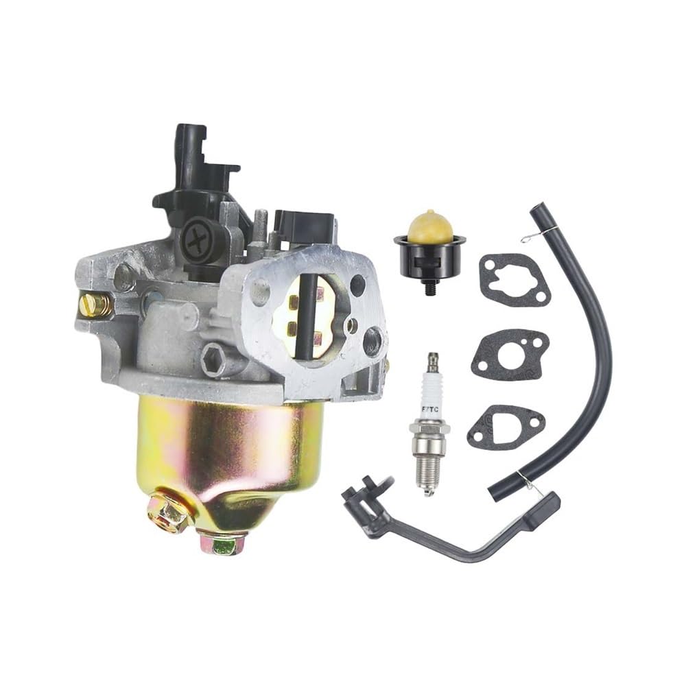 Kit carburateur tondeuse GC-46 avec bougie, pompe et tuyau de rechange