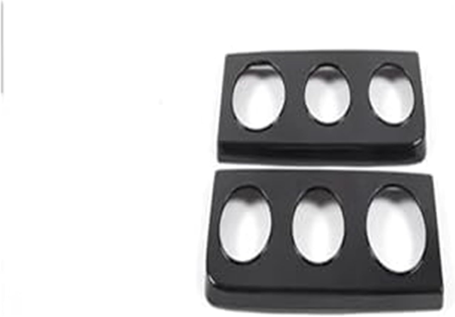 Tail Lights, for Hummer H2 2003-2009 ABS Silver Car Rear Bumper Tail Light Cover Trim Back Lamp Protection Frame, for Auto Car Accessories Tail Lamp Automotive Rear Bumper Light