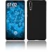 Produktbild PhoneNatic Case kompatibel mit Huawei P20 - Hülle schwarz gummiert Hard-case Cover
