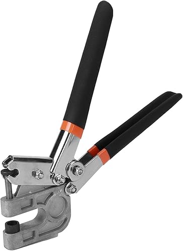 Miniatura 8 de YWBL-WH Alicates para engarzar, herramienta de mano de fijación para enmarcar con bloqueo de perforación, herramienta de perforación de quilla de