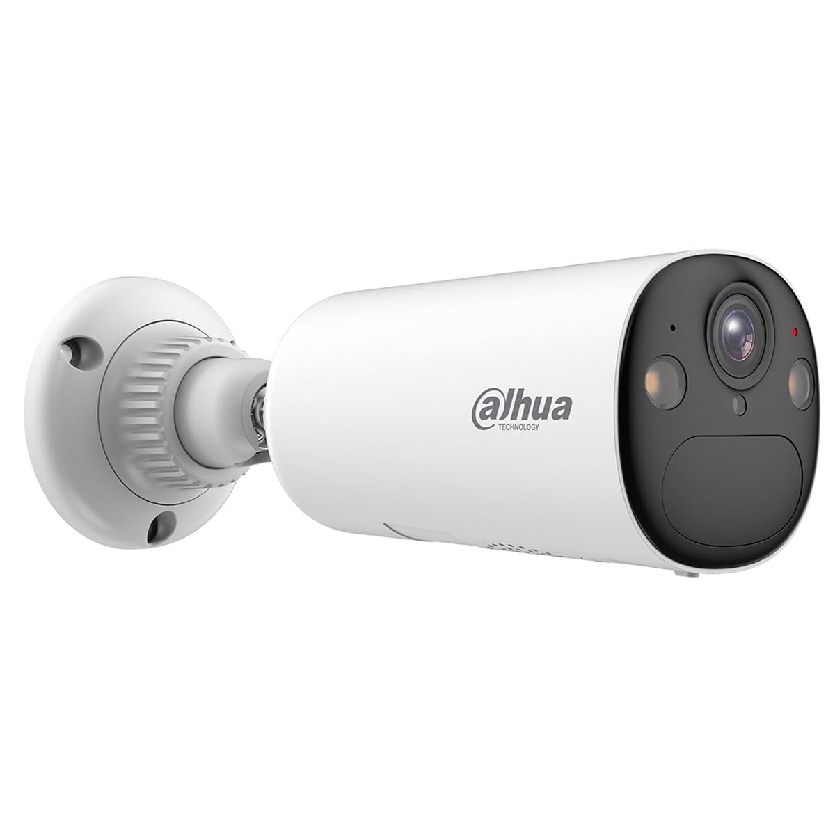 Dahua Apollo Bullet C1 4MP Kit Smart Telecamera di sicurezza Wi-Fi alimentato a batteria Dual Band con AOV, Wi-Fi 6, pannello solare incluso (bianco)