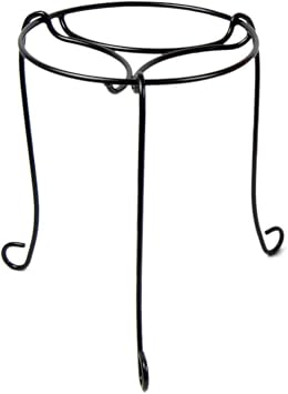 PS102BK Patio Stand, Black, 13-Inch