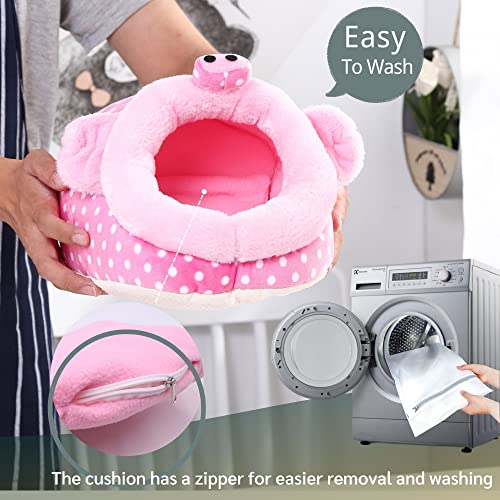 Janyoo Animal Bed Guinea Pig Accessories Cage Habitat Toy Hideout House Washable #TOP3