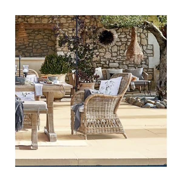 Loberon Outdoorsessel Chandevion Rattan Braun