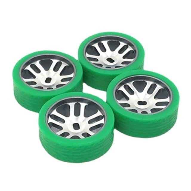 Foto 3 de 6 de Yuuinnter Rueda de Goma NeumáTicos de Carreras NeumáTico para 284131 K969 K989 P929 P939 Mini-Z Mini-Q 1/28…