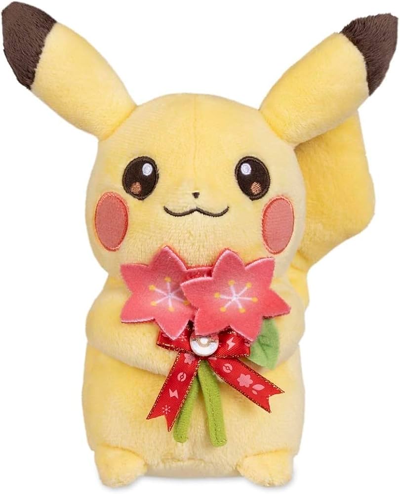 Amazon.com: Pokémon Center: Thoughtful Pikachu Plush : Toys & Games