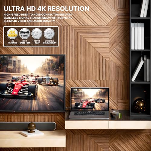 Image of Lapster Lync hdmi cable 1.5 meter with eARC, 4K@60Hz UHD,Compatible with Smart HDTV, Laptop, Monitor, Projector, eARC enable Soundbar