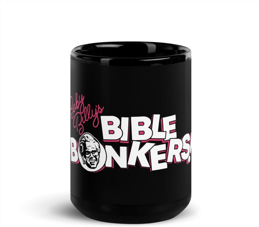 Donkey Tees Baby Billy Bible Bonkers 15 oz Coffee Mug