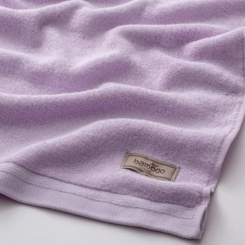 Image of Spread Spain Bamboo Towels for Bath, Towels for Bath Large Size, Bamboo Bath Towel High Absorbent & Soft, 360 GSM, 4pc Set Bath Towel for Men /Women