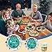 FillTouch 72 Pcs Passover Disposable Seder Plate Set Serves 24 People Passover Decorations Include 9 in 7 in Paper Plates Passover Cups for Passover Pesach Seder Paper Tableware Party Supplies