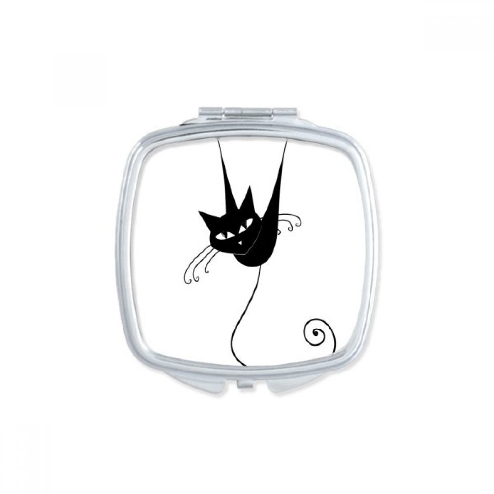 Miroir mignon petit cadeau d'Halloween pour surprendre vos amies passionnées de chats
