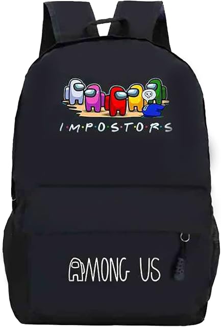 simyron Theme School Backpack Children School Bag Black Travel Cartoon Large Capacity Backpack for Boy and Girl