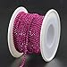 Jerler 10 Yards Crystal Rhinestone Trim SS6.5/2.0mm Close Chain for Sewing Crafts Ideal Wedding Party DIY Decoration