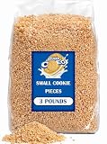 Oreeo Golden Cookie Crumbs, 3 Lbs Bulk, Oreeo Vanilla Flavored Crushed Cookie Pieces for Dessert Toppings, Milkshakes Mix-in Ingredient and Baking, Bulk Supply for Bakeries and Ice Cream Shops