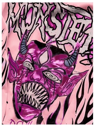 SOLY HUX Men's Grunge Graphic Hoodies Y2k Baggy Hooded Sweatshirts Fall Clothes Streetwear4