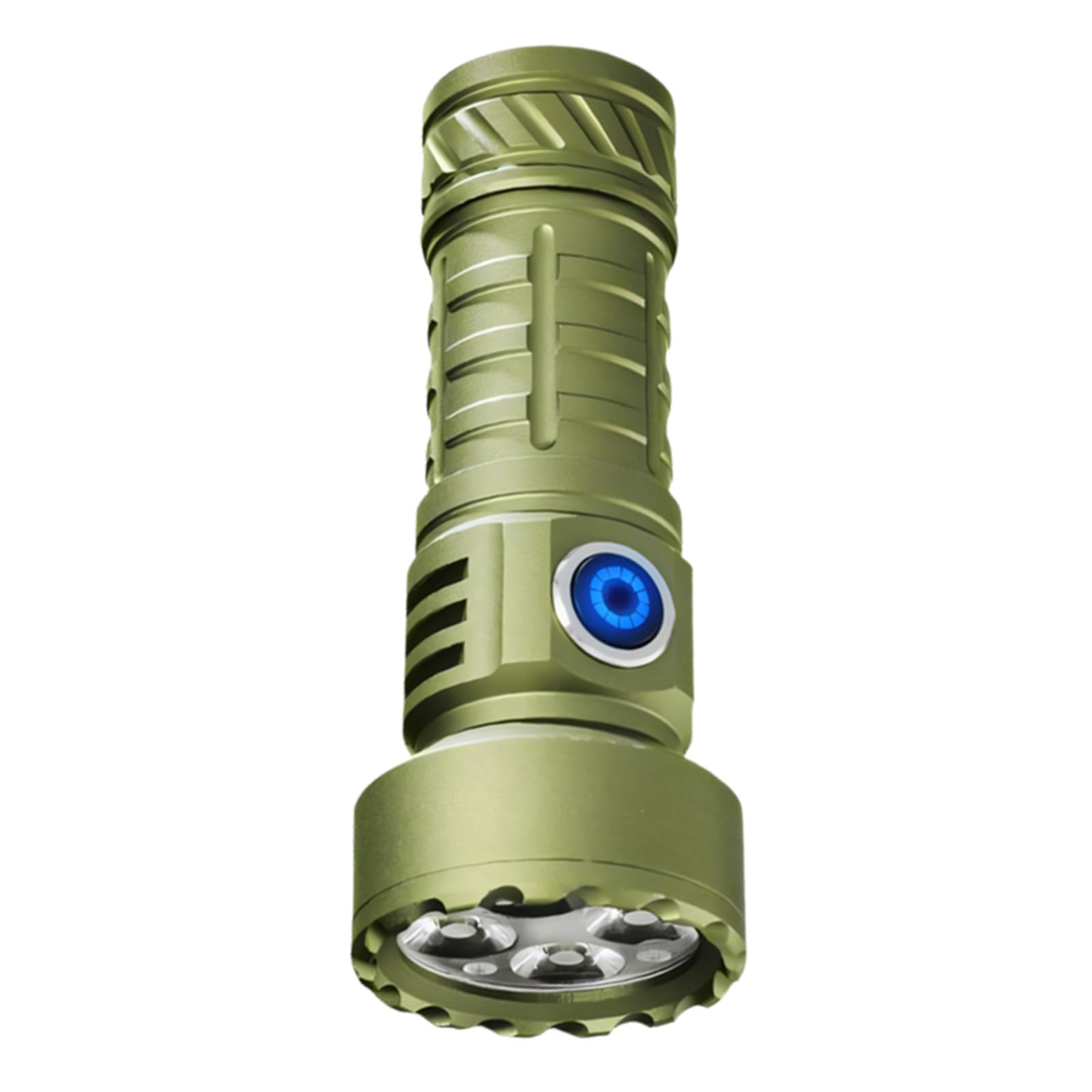 FROMCEO Bright Flashlight Attachment Various Modes Aluminum Alloy Handheld Light Suitable for Emergencies Lighting Tool Rechargeable Camping Light