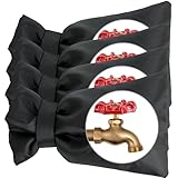 Outdoor Faucet Covers for Winter 4 Pack Faucet Cover Freeze Protection Insulated Anti-Freeze Waterproof Material Reusable Faucet Cover Socks for Various Faucet Spigot,Pipe,Garden Hose Bib