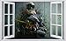 Produktbild Paintball Markierer Sport Wandtattoo Wandsticker Wandaufkleber F1267 Größe 40 cm x 60 cm