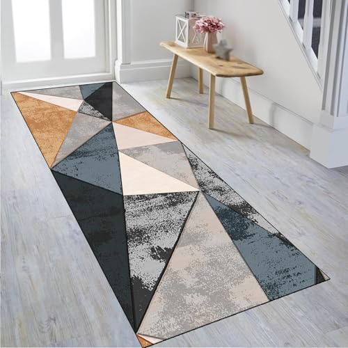 Tapete de cocina anti manchas absorbente suave alfombra de pasillo 3