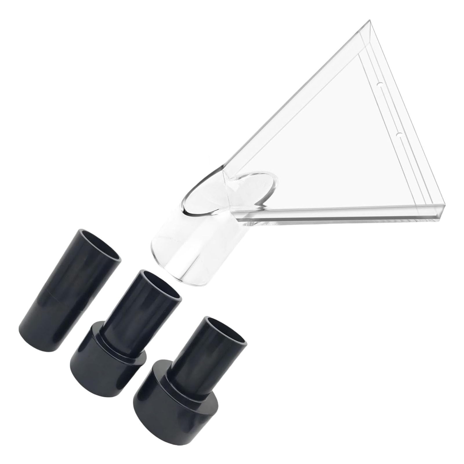 Kalttoy Clear Scrub Head Nozzles with Adapters Upholstery Carpet Cleaning Attachment Home Appliance Parts Enduring Clear Scrub Head Nozzles with Adapters