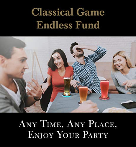 Topanda Game Coaster Led Coaster (2 Pcs),1St In Market, Cup Pad Mat Group Table Game Bar Party Game Decor Drink Barware Gift Mood Light (Tc-181023) #TOP2