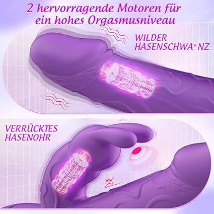 G-Punkt Vibrador del punto G Consolador Erótico Vibratorio para Mujer con 10 modos de Vibración, Juguete Sexual de Silicona para Pareja Extrema