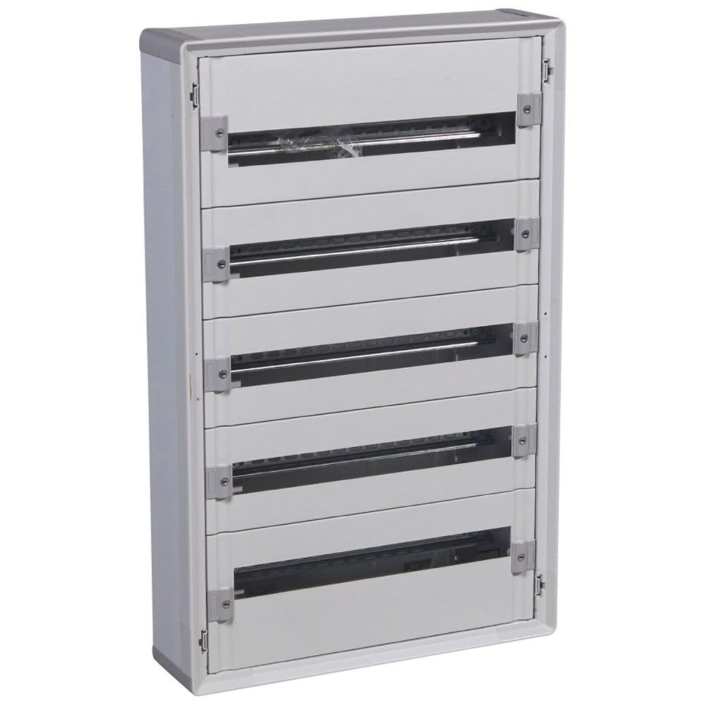 401805 Legrand Tableau de distribution isolant XL3 160-5 rangées de 24 modules - Tout modulaire prêt à l'emploi