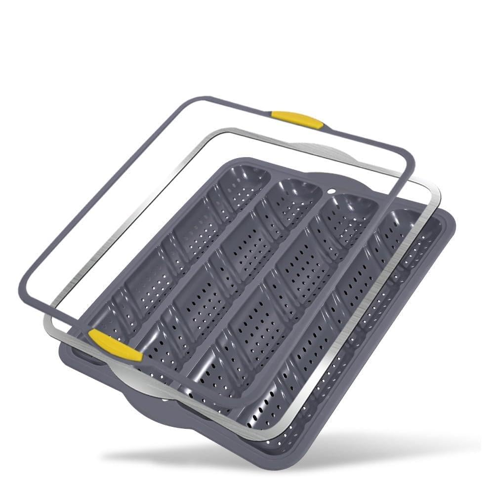Moule à pain en silicone pour baguettes maison croustillantes