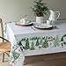 Benson Mills Christmas Wonderland Heavyweight Spill Resistant Fabric Table Cloth, Holiday, Winter, and Christmas Tablecloth (Christmas Wonderland, 60