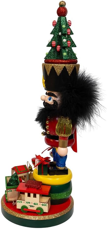 Kurt Adler 18.5" Hollywood Nutcrackers™ with Train Nutcracker