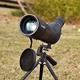 TAZAS DE OJO AJUSTABLES Las copas de ojo ajustables se pueden girar fácil y rápidamente hacia arriba y hacia abajo para una visualización óptima con o sin gafas. La perilla de enfoque central le permite enfocar fácilmente con la mano. Con un diseño integrado de visión nocturna de bajo nivel de luz, tiene una visión clara cuando hay luz reflejada por la noche.