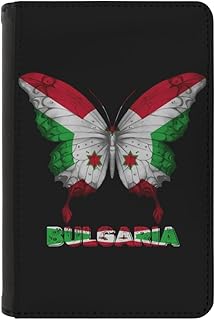 Burundi Flag Butterfly Passport Holder, Cover Wallet Travel Essentials, Leather Travel Documents Organizer Protector for Women and Men