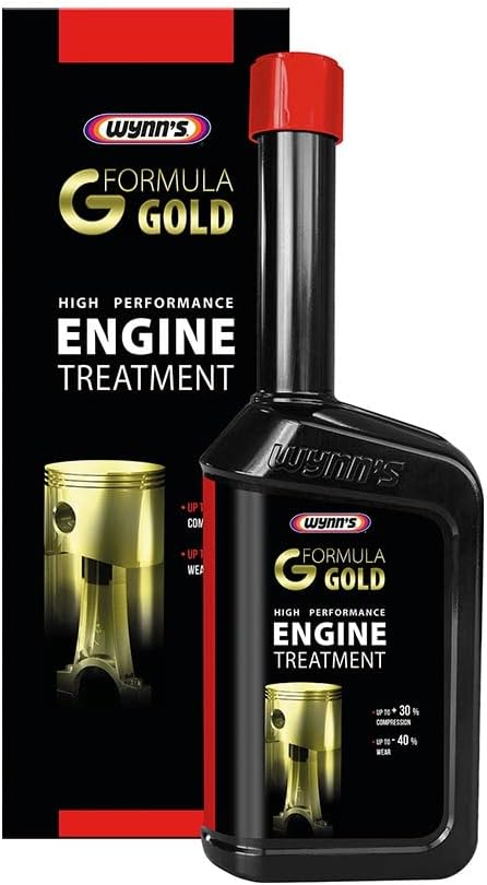WYNNS Formula Gold Engine Oil Treatment - Improves Compression & Reduces Wear - Enhances Oil Viscosity & Cleans Engine Internally - 500ml