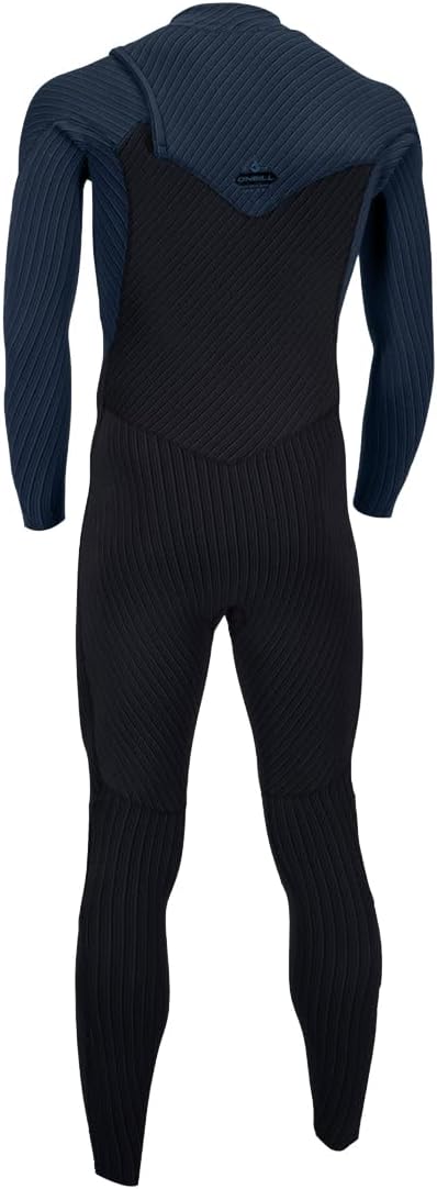 O Neill Hyperfreak Comp-X 2+mm Zipless Fullsuit HH7-Black-Cadet Blue MT
