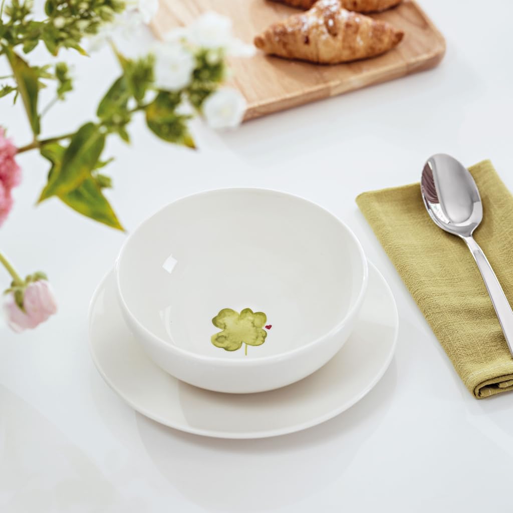 Bol à Céréales Villeroy & Boch 'With Love - Hello Sunshine' - Porcelaine Premium 590 Ml, Micro-ondes Et Lave-vaisselle
