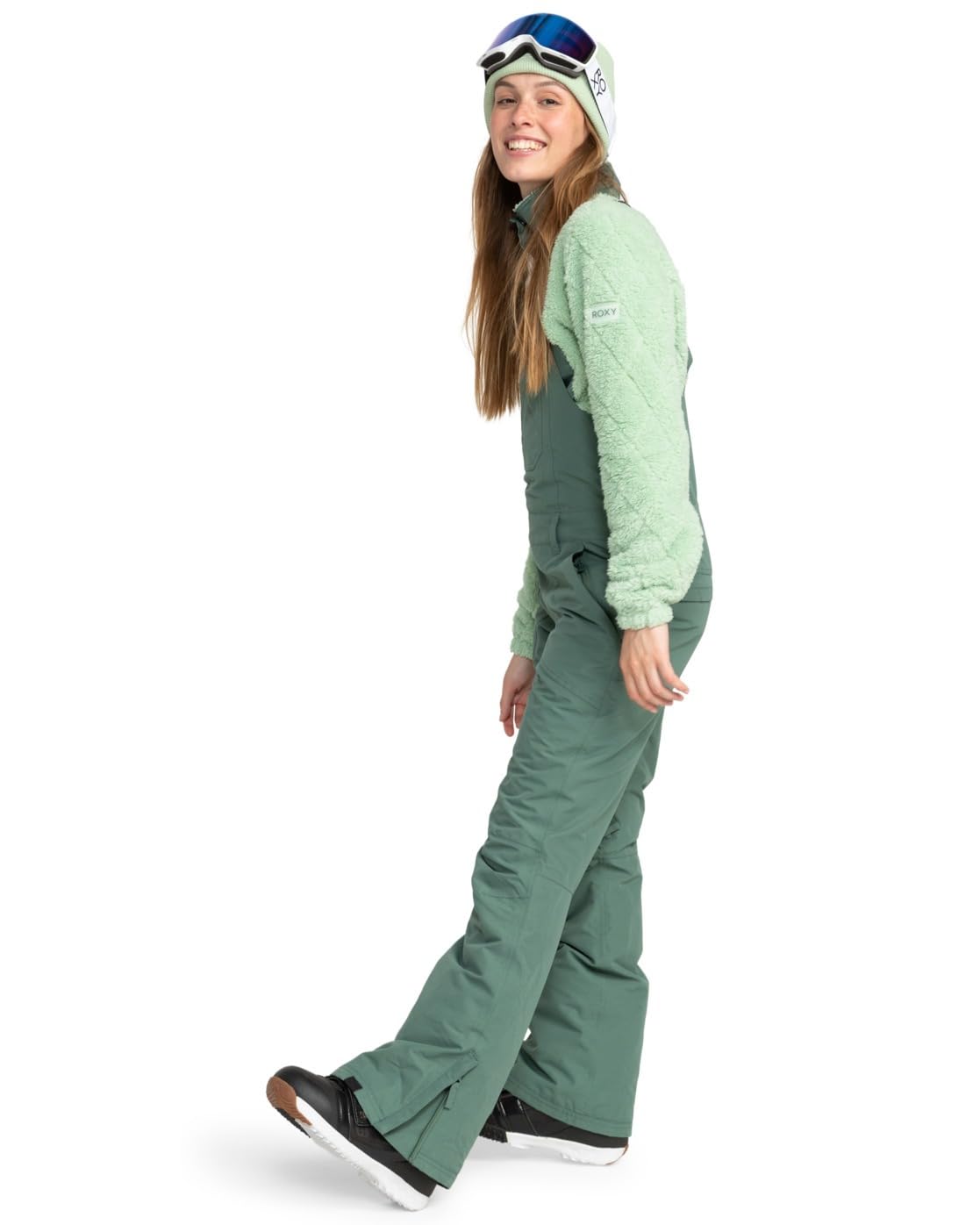 Roxy Rideout Bib Pt - Pantalon de Neige - Décontracté - Femme