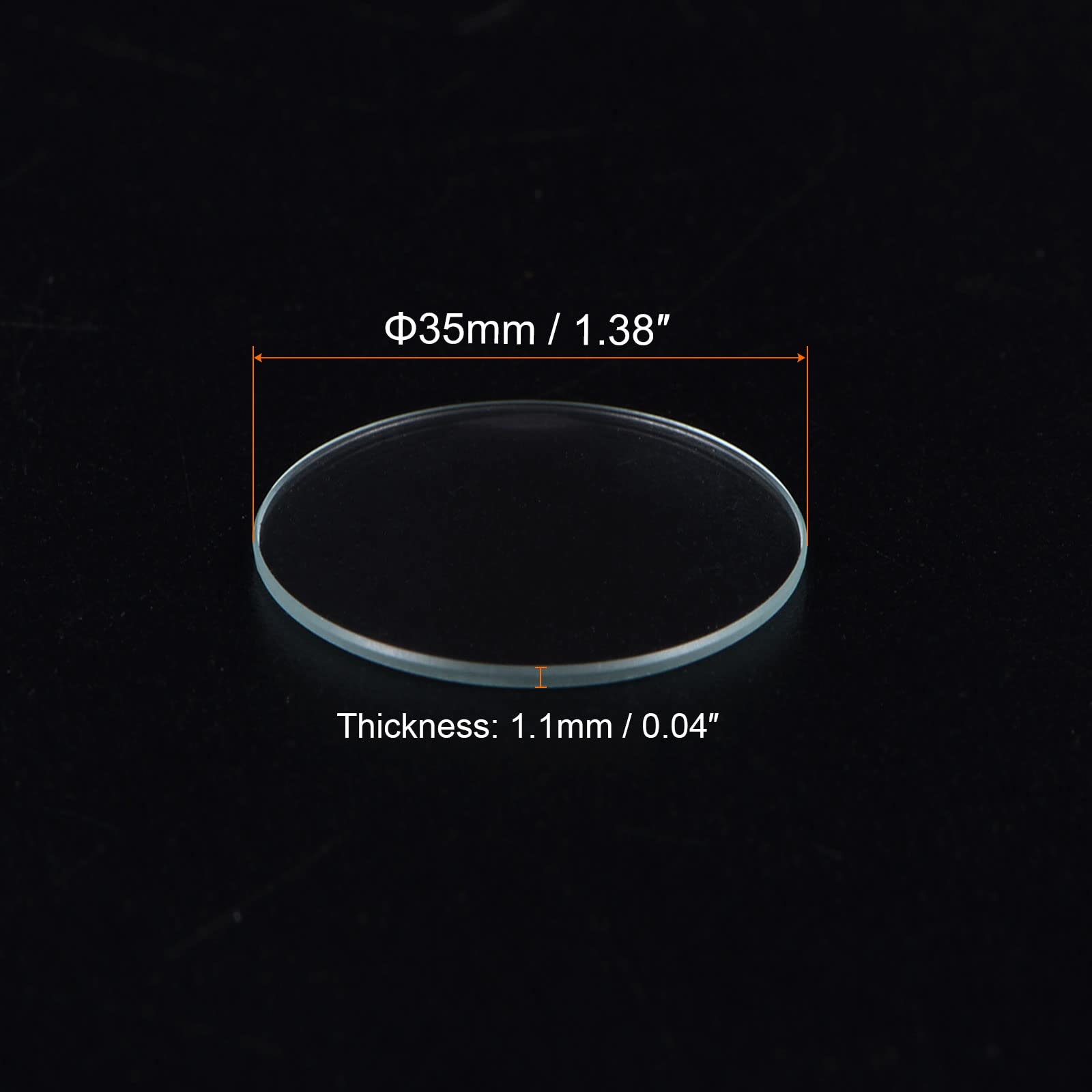 Sourcing Map Verre De Montre Cristal Lentille Rond Plat 23mm Diamètre Rechange Pièces Pour Horloger Réparation Sourcing Map Verre De Montre Cristal Lentille Rond Plat 23mm Diamètre Rechange Pièces Pour Horloger Réparation
