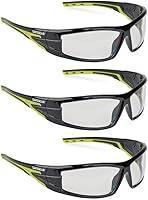 Vista 1 de J. J. Keller SAFEGEAR - Gafas de seguridad de marco completo con vista periférica extendida, paquete de 3