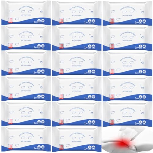 50 toallitas húmedas de lujo envueltas individualmente para la piel; toallitas húmedas multiusos para el cuidado personal de adultos; toallitas de limpieza de viaje para piel sensible para el hogar