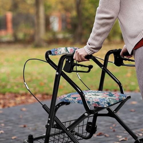 Image of Hummingbird Universal Rollator Accessories, Soft Seat and Backrest Covers for Walkers, Adjustable Walker Seat Covers for Seniors
