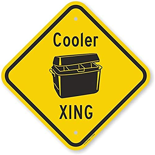 Panneau Cooler Xing aluminium 45,7 cm signalisation SmartSign