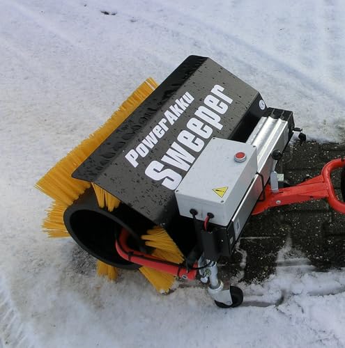 POWERPAC Akku Kehrbesen 50cm passend für Elektro-Schneeräumer ES230 und Elektro-Dumper ED120 inkl. Adapter – AKKUSCHUBKARRE ELEKTROSCHUBKARRE AKKUSCHNEERÄUMER AKKUSCHNEESCHIEBER SCHUBKARRE DUMPER MOTORSCHUBKARRE - 4