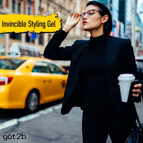 Got2b Ultra Glued Invincible Styling Hair Gel, 6 Ounce - Thumbnail 6
