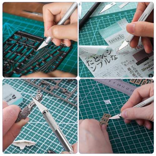 HOTUT Modellbau Werkzeug Set,23 Stück DIY Bastelwerkzeug,Gundam Modellbau Werkzeuge,Hobby-Bauwerkzeuge für Gebäude, Autos, Flugzeuge, Modellbau und anderes Kunsthandwerk