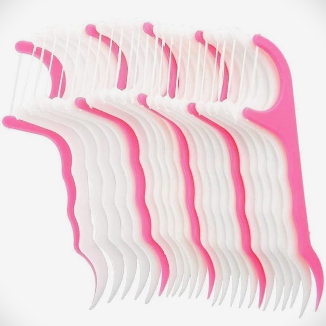 Tooth Cleaning Dental Floss Fresh Teeth Cleaners, Disposable Teeth Flossing, Dental Floss Tooth picks, Floss Tooth picks Plastic Set, Teeth pic, teeth cleaner, Gum cleaner Set of 2 for (40 Pieces)-image-37
