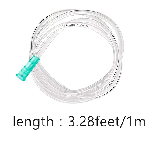 Miniatura 2 de Jeringa de plástico grande de 10.1 fl oz con tubo práctico de 3.28 pies para laboratorios científicos, riego, recarga, filtración, aplicación de