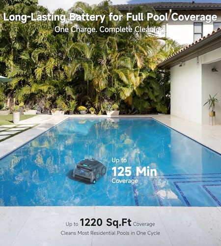 Image of (2026 NEW) WYBOT B1 Cordless Robotic Pool Vacuum Six-Roller Brush