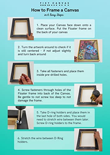 Floater Frame For Canvas Paintings, Wood Panels, Canvas Panels & Stretched Canvas Boards. Floating Frame Fits 5/8", 3/4" & Max 7/8" Deep Artwork & Mounted Photo Prints (Light Maple, 30 X 40 Inch) #TOP4